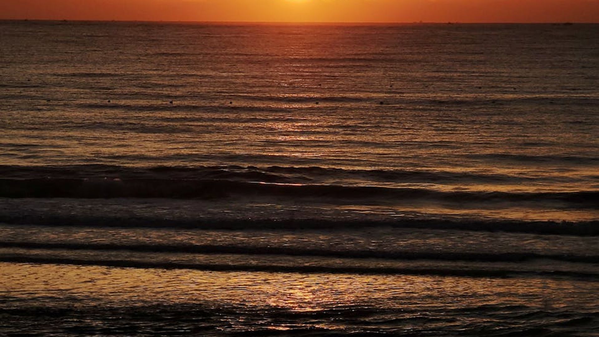 Person running outdoors during a beautiful golden sunset.